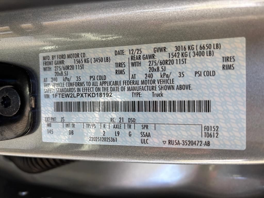 New 2026 Ford F150 STX w/ Equipment Group 200A AWD/4WD image 30