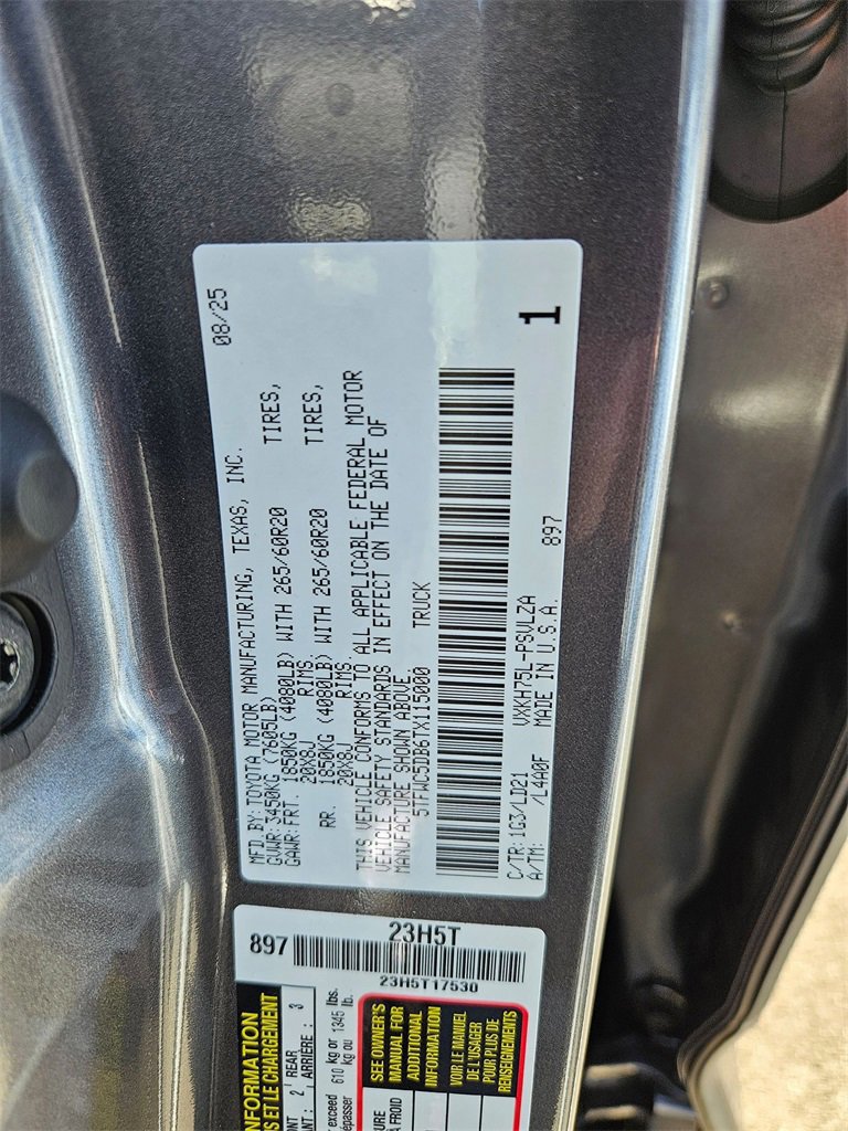 New 2026 Toyota Tundra Limited image 26
