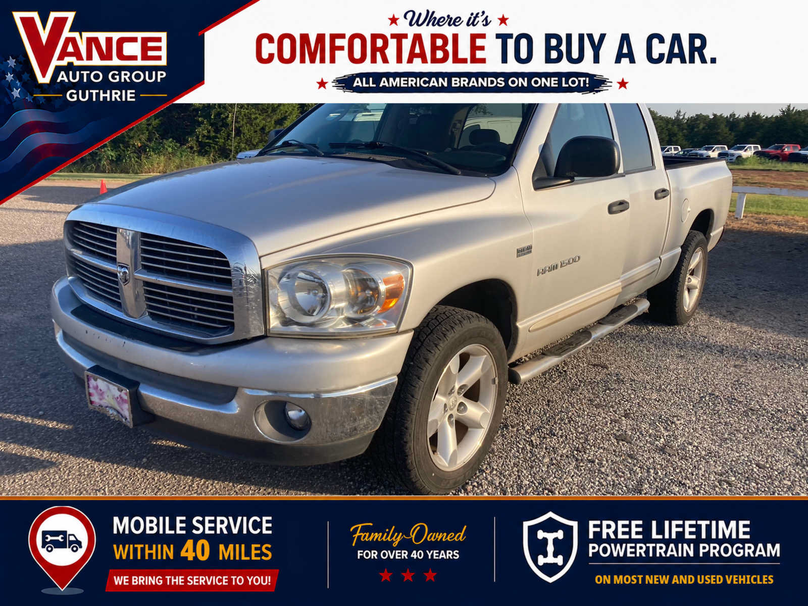 Used 2007 Dodge Ram 1500 Truck SLT w/ Mopar Chrome Edition Group