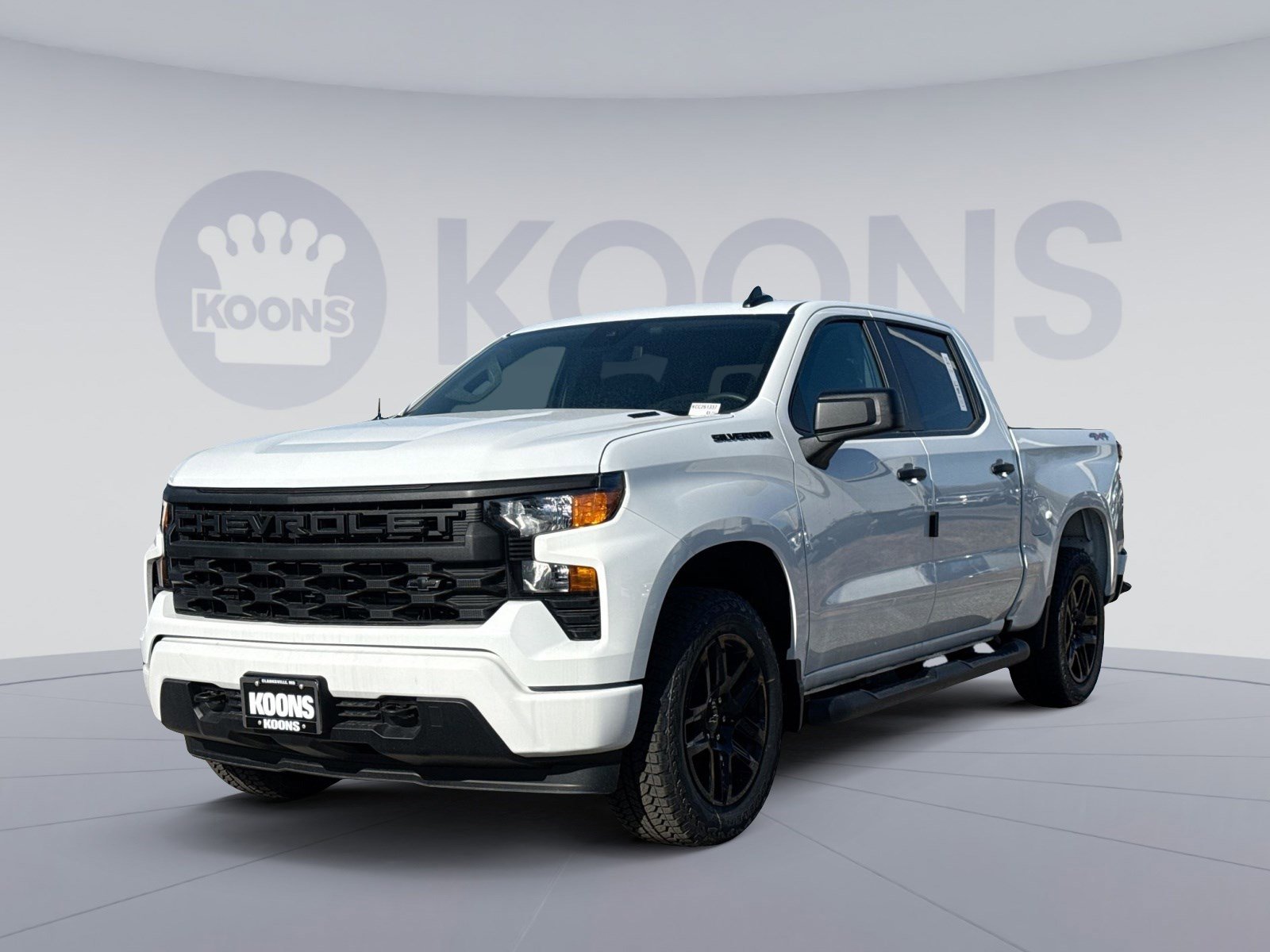 New 2026 Chevrolet Silverado 1500 Custom w/ Turbomax Blackout Package