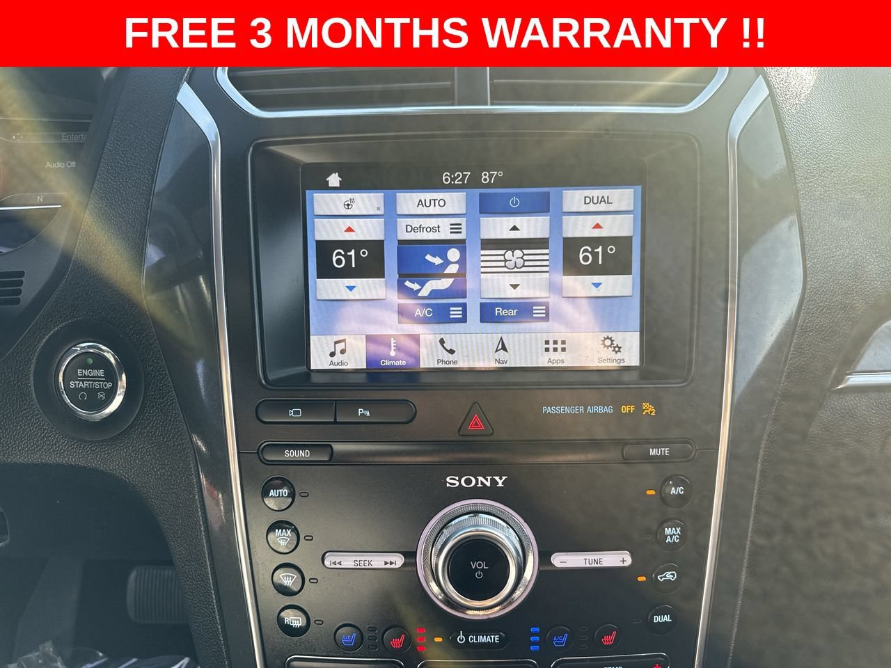Used 2019 Ford Explorer Sport w/ Equipment Group 401A AWD/4WD image 17