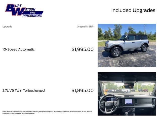 Used 2023 Ford Bronco 4-Door AWD/4WD image 3
