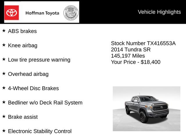 Used 2014 Toyota Tundra SR AWD/4WD image 15