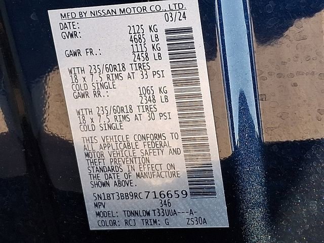 Used 2024 Nissan Rogue SV image 27