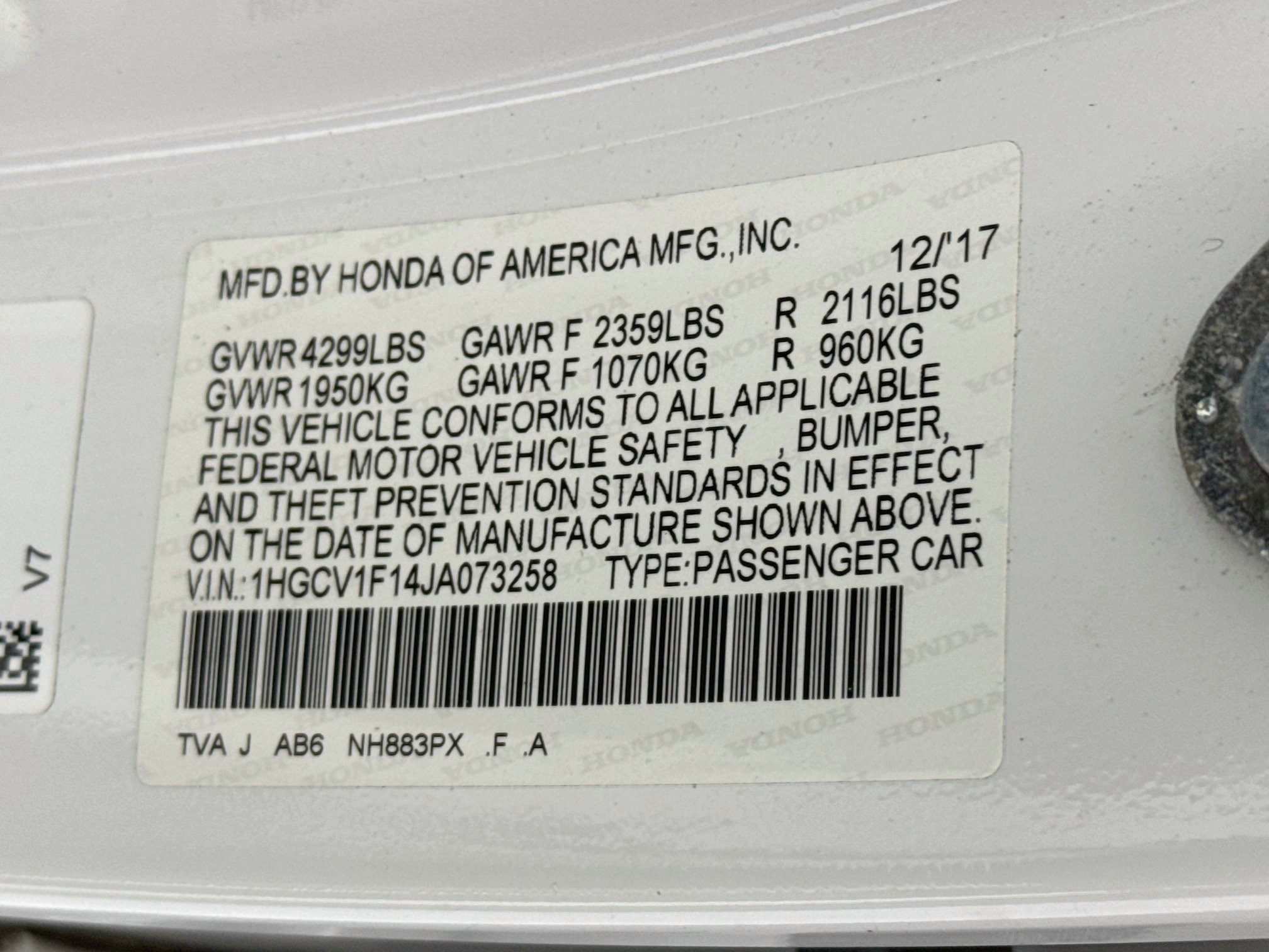 Certified 2018 Honda Accord LX image 29