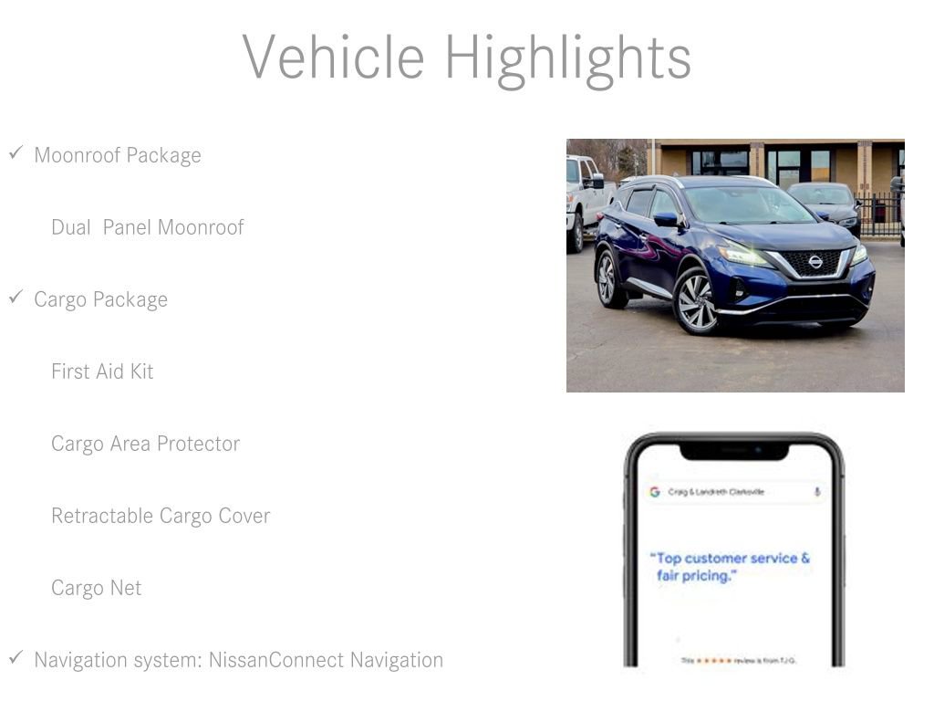 Used 2020 Nissan Murano SL w/ Moonroof Package image 6