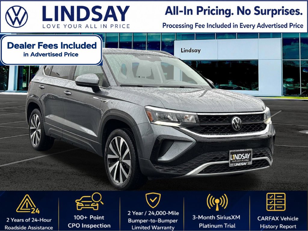 Used 2023 Volkswagen Taos SE w/ Panoramic Sunroof Package