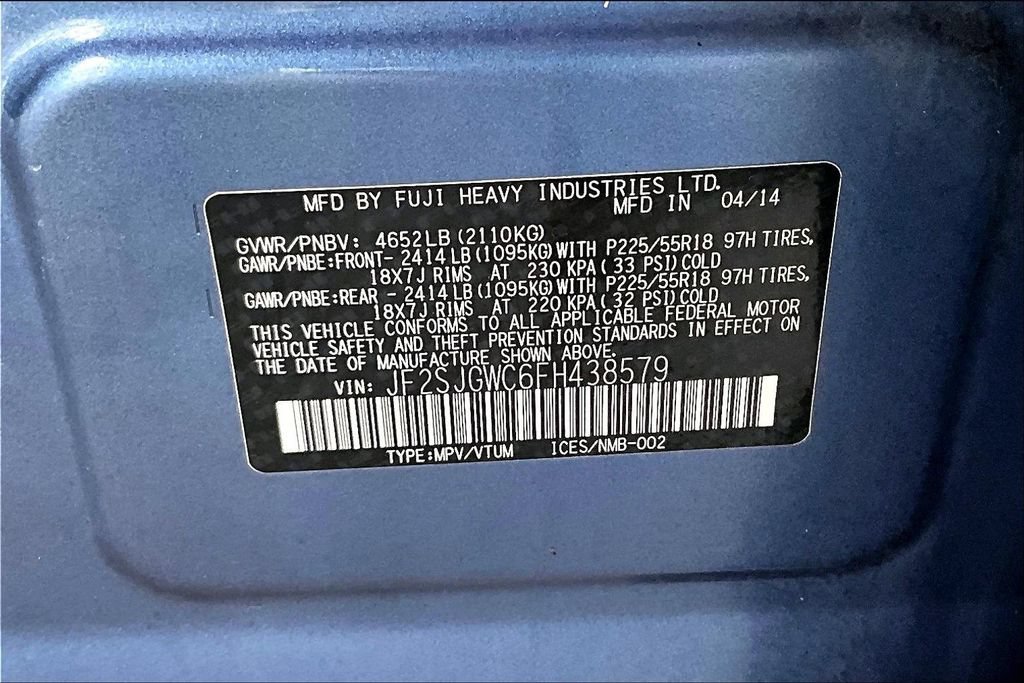 Used 2015 Subaru Forester 2.0XT Touring w/ Eyesight & Navigation System AWD/4WD image 18