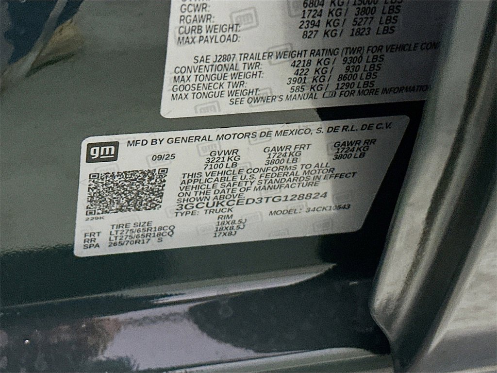 New 2026 Chevrolet Silverado 1500 Custom Trail Boss image 32