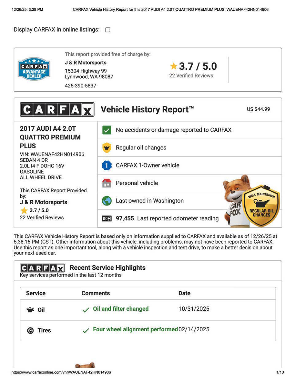 Used 2017 Audi A4 2.0T Premium Plus w/ Premium Plus Package image 28