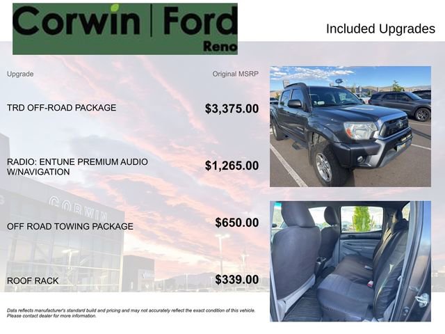 Used 2015 Toyota Tacoma 4x4 Double Cab w/ TRD Off-Road Package image 8