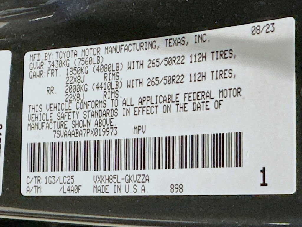 Used 2023 Toyota Sequoia Capstone image 35