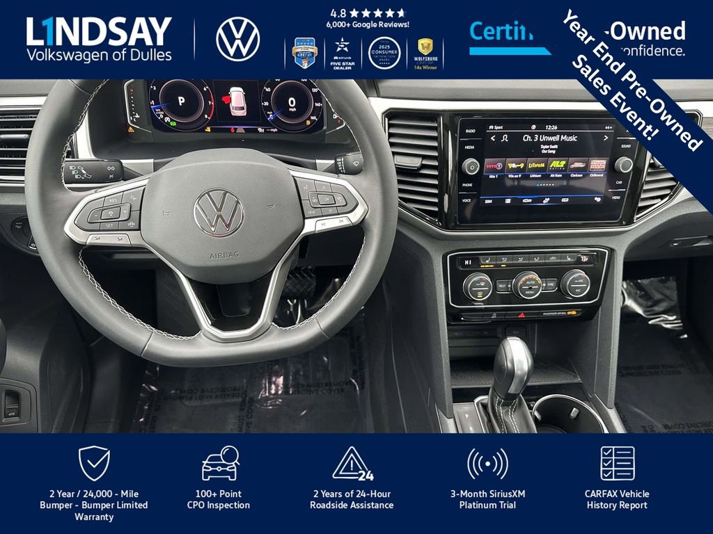 Used 2022 Volkswagen Atlas SE w/ Panoramic Sunroof Package image 11