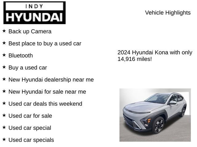 Used 2024 Hyundai Kona SEL AWD/4WD image 7