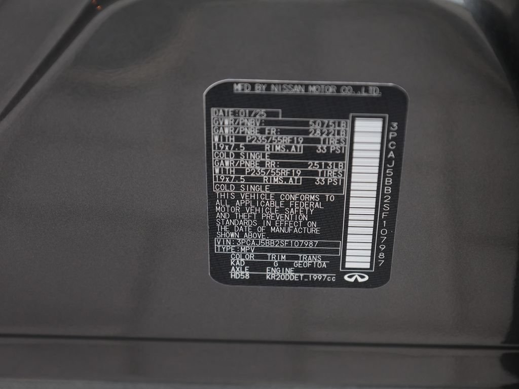 Certified 2025 INFINITI QX50 Luxe AWD/4WD image 44