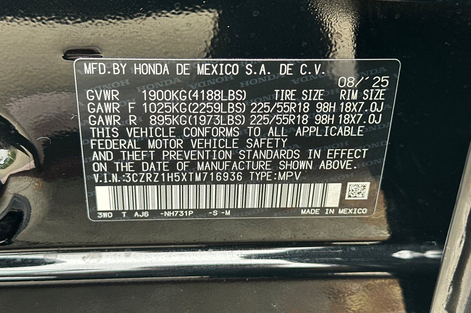 Used 2026 Honda HR-V Sport image 33