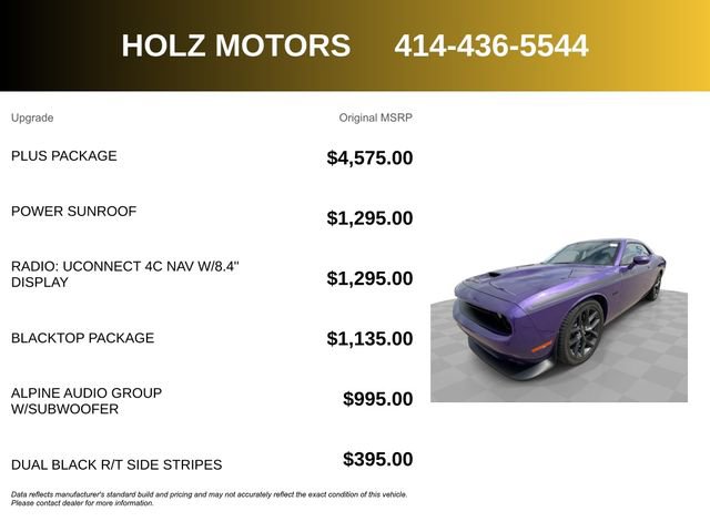Used 2023 Dodge Challenger R/T w/ Plus Package image 5