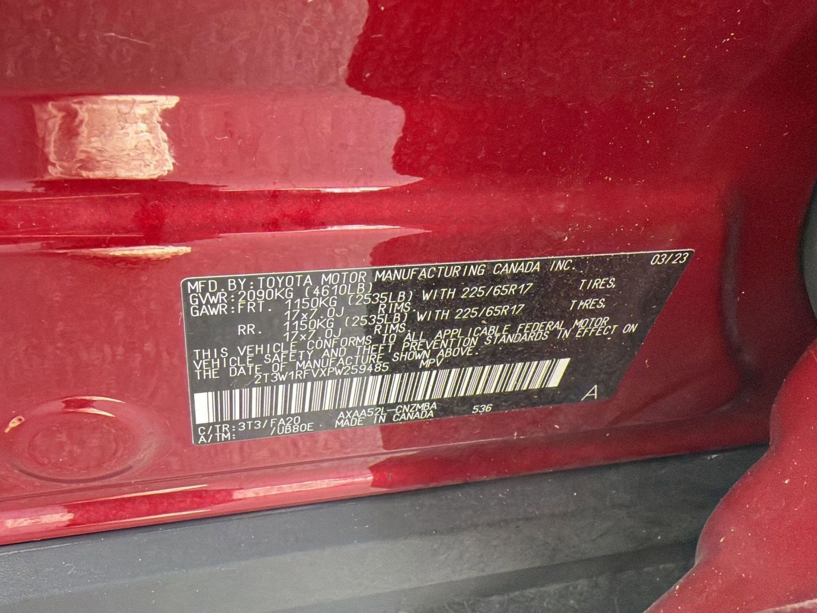 Used 2023 Toyota RAV4 XLE w/ Convenience Package FWD image 20