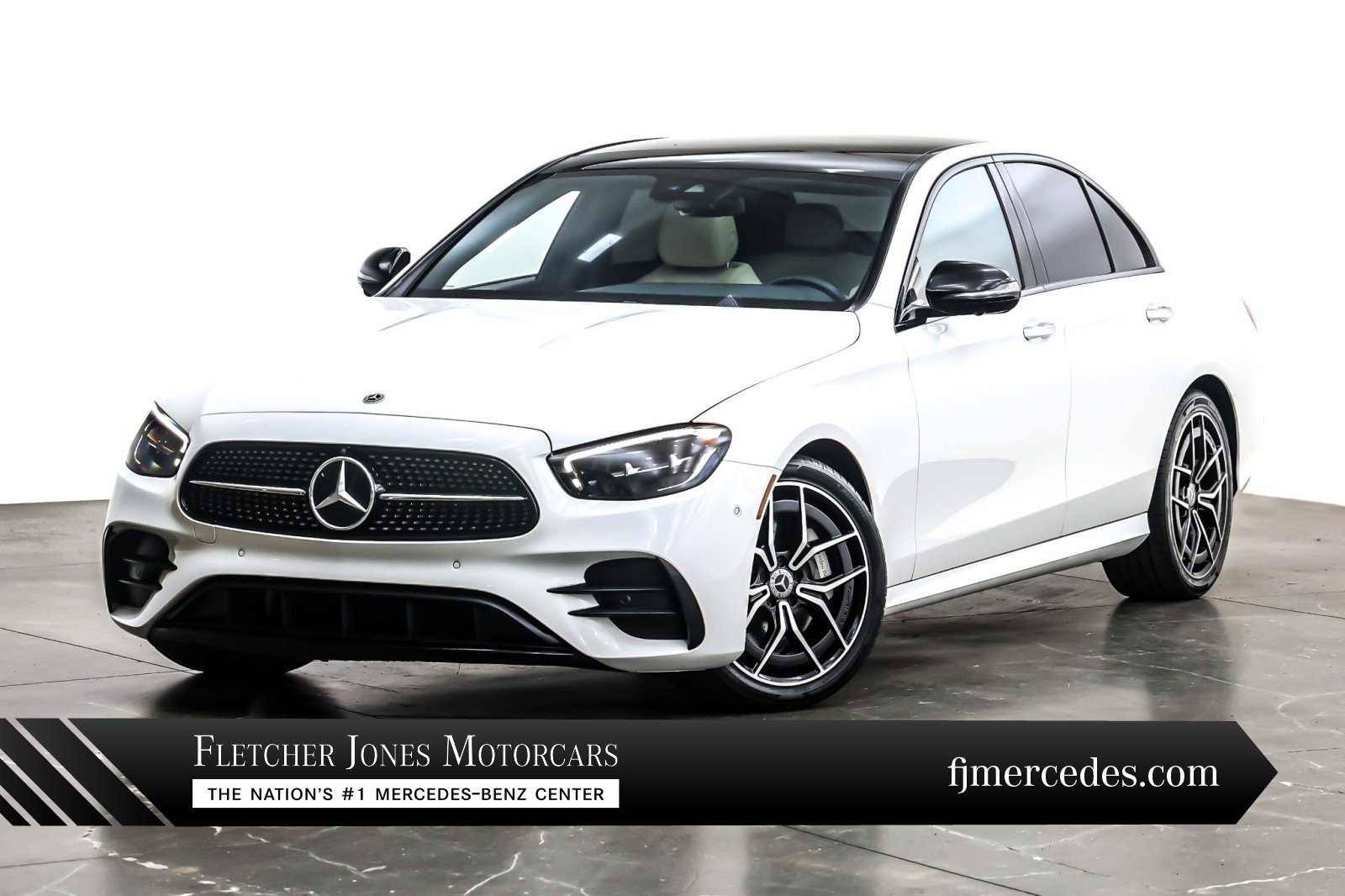Used 2022 Mercedes-Benz E 350 Sedan w/ AMG Line Exterior image 1