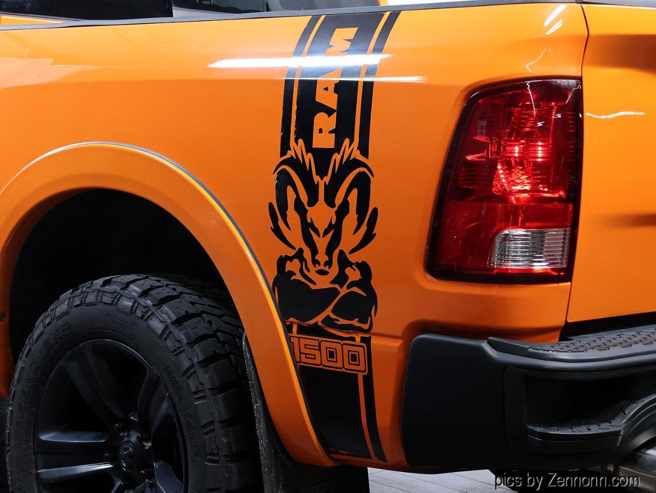 Used 2017 RAM 1500 Sport w/ Ignition Orange Sport Package AWD/4WD image 9