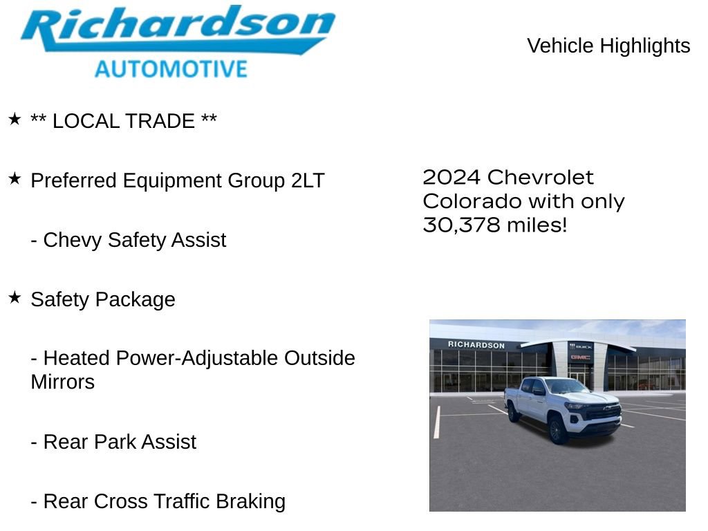 Used 2024 Chevrolet Colorado LT w/ LT Convenience Package II image 11