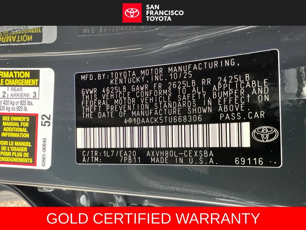 Certified 2026 Toyota Camry SE w/ Convenience Package FWD image 40