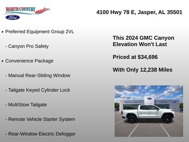 Used 2024 GMC Canyon Elevation w/ Convenience Package RWD image 8