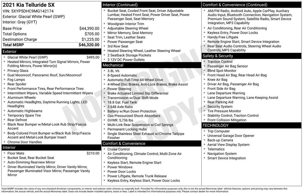 Used 2021 Kia Telluride SX image 46