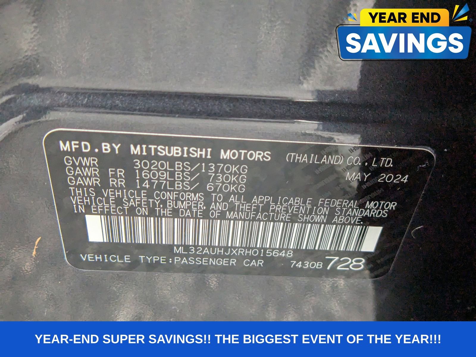 Used 2024 Mitsubishi Mirage image 22