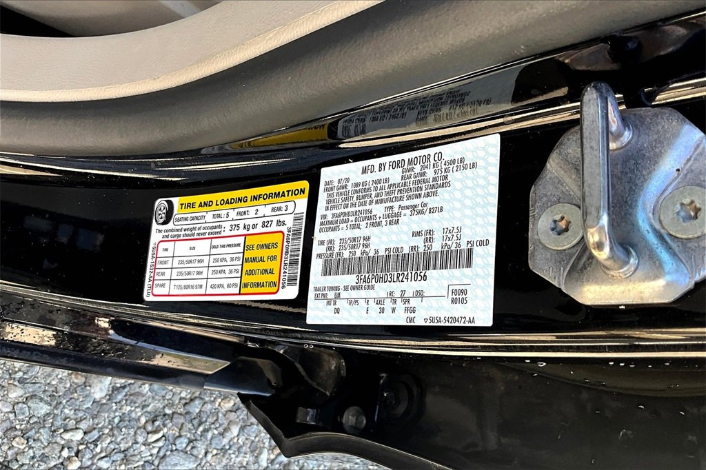 Used 2020 Ford Fusion SE w/ Fleet SE Value Package image 28