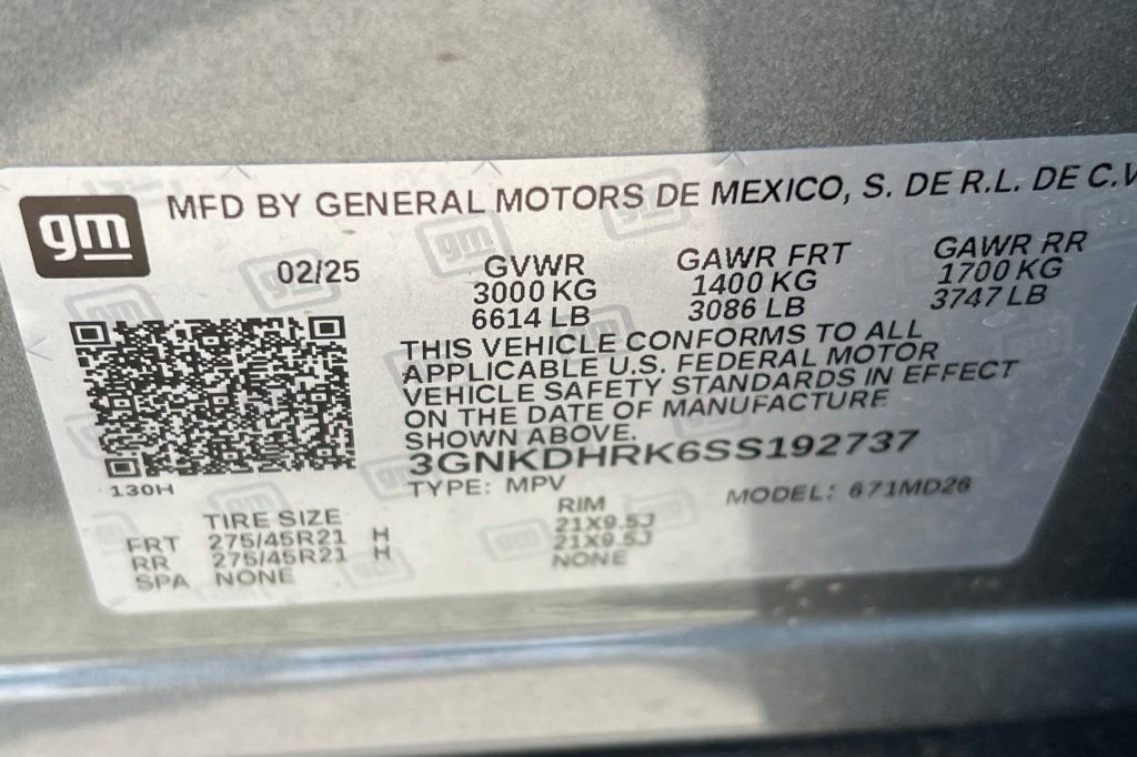 New 2025 Chevrolet Blazer EV RS RWD image 22
