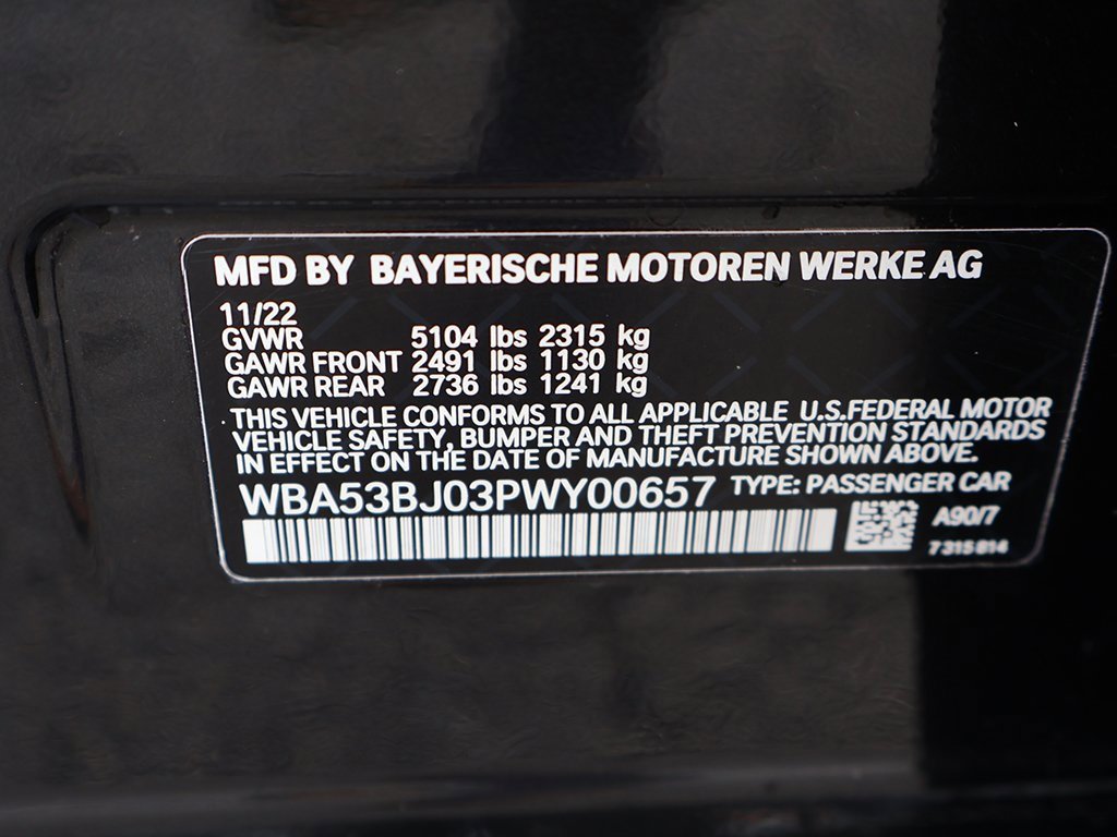 Used 2023 BMW 540i w/ M Sport Package image 57