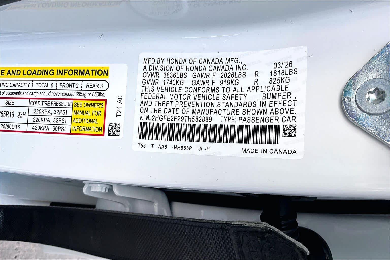 New 2026 Honda Civic LX image 19