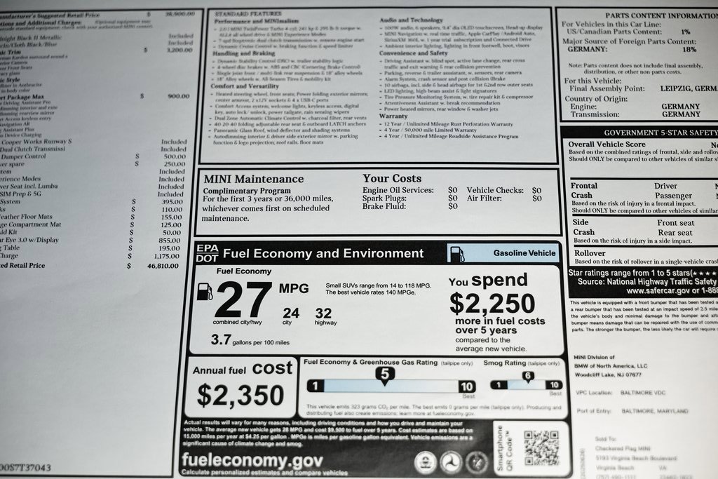 New 2025 MINI Cooper Countryman S w/ Comfort Package Max image 42