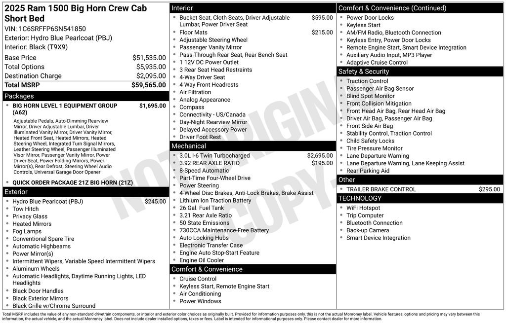 New 2025 RAM 1500 Big Horn image 17