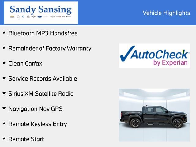 Used 2023 Nissan Frontier PRO-4X w/ Pro Convenience Package image 7