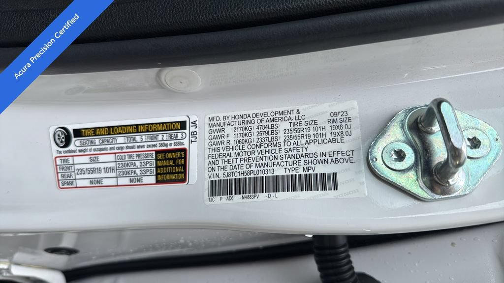 Certified 2023 Acura RDX FWD w/ Technology Package image 38