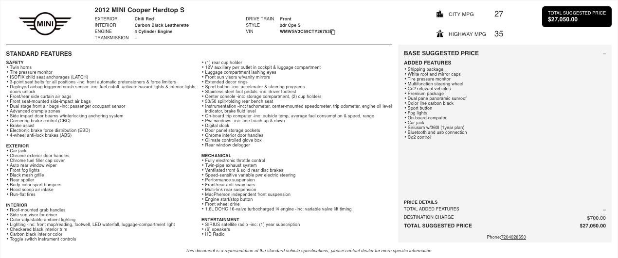 Used 2012 MINI Cooper S image 2