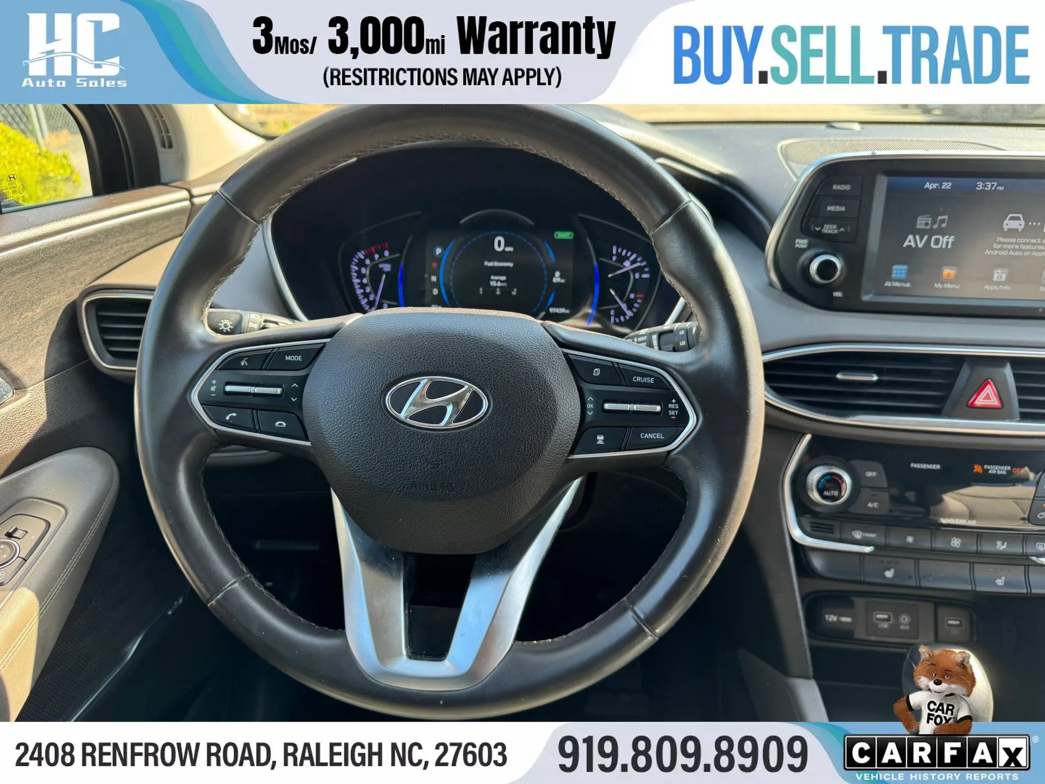 Used 2019 Hyundai Santa Fe SEL FWD image 26