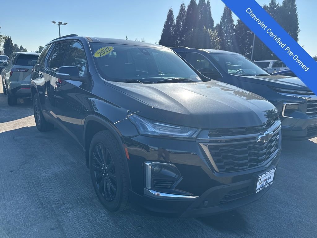 Certified 2022 Chevrolet Traverse RS