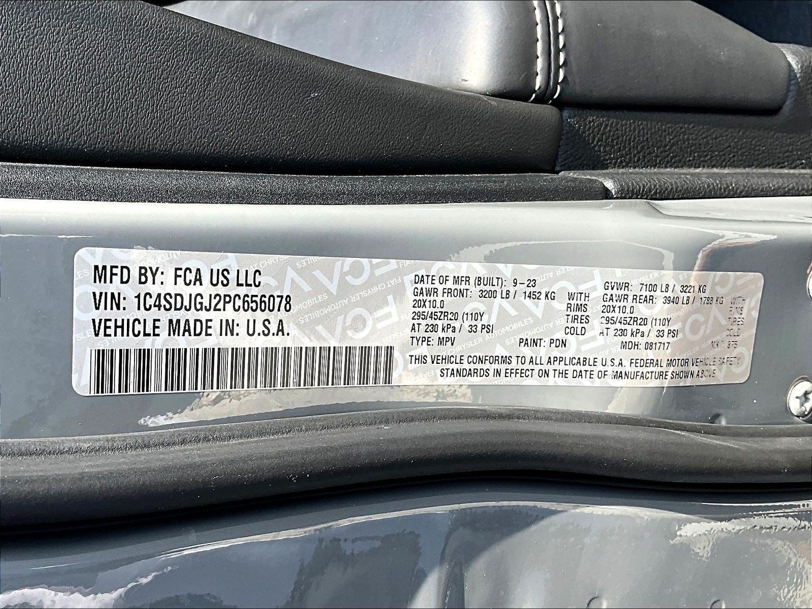 Used 2023 Dodge Durango SRT AWD/4WD image 19