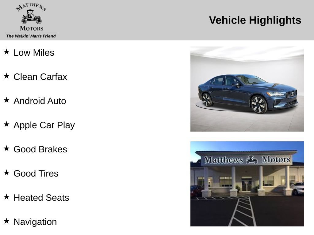 Used 2024 Volvo S60 T8 Plus w/ Protection Package Premier AWD/4WD image 14