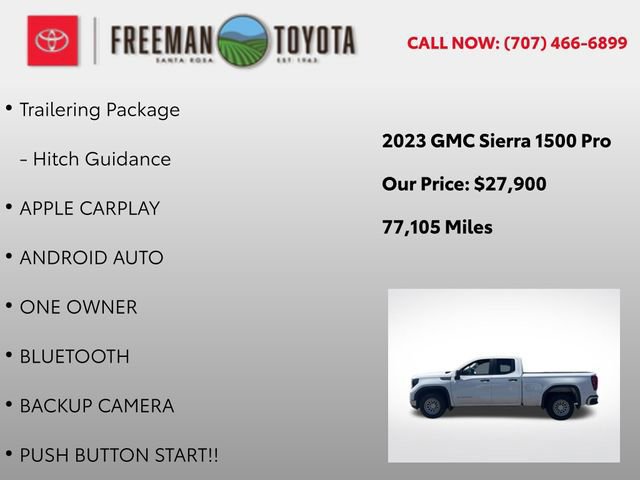 Used 2023 GMC Sierra 1500 Pro w/ Trailering Package RWD image 11