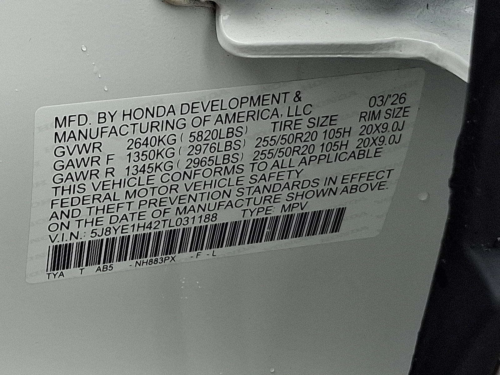 Certified 2026 Acura MDX w/ Technology Package AWD/4WD image 29