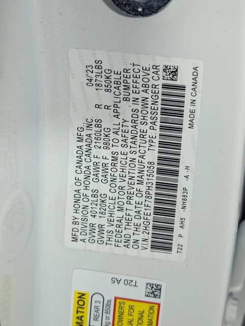 Used 2023 Honda Civic EX image 33