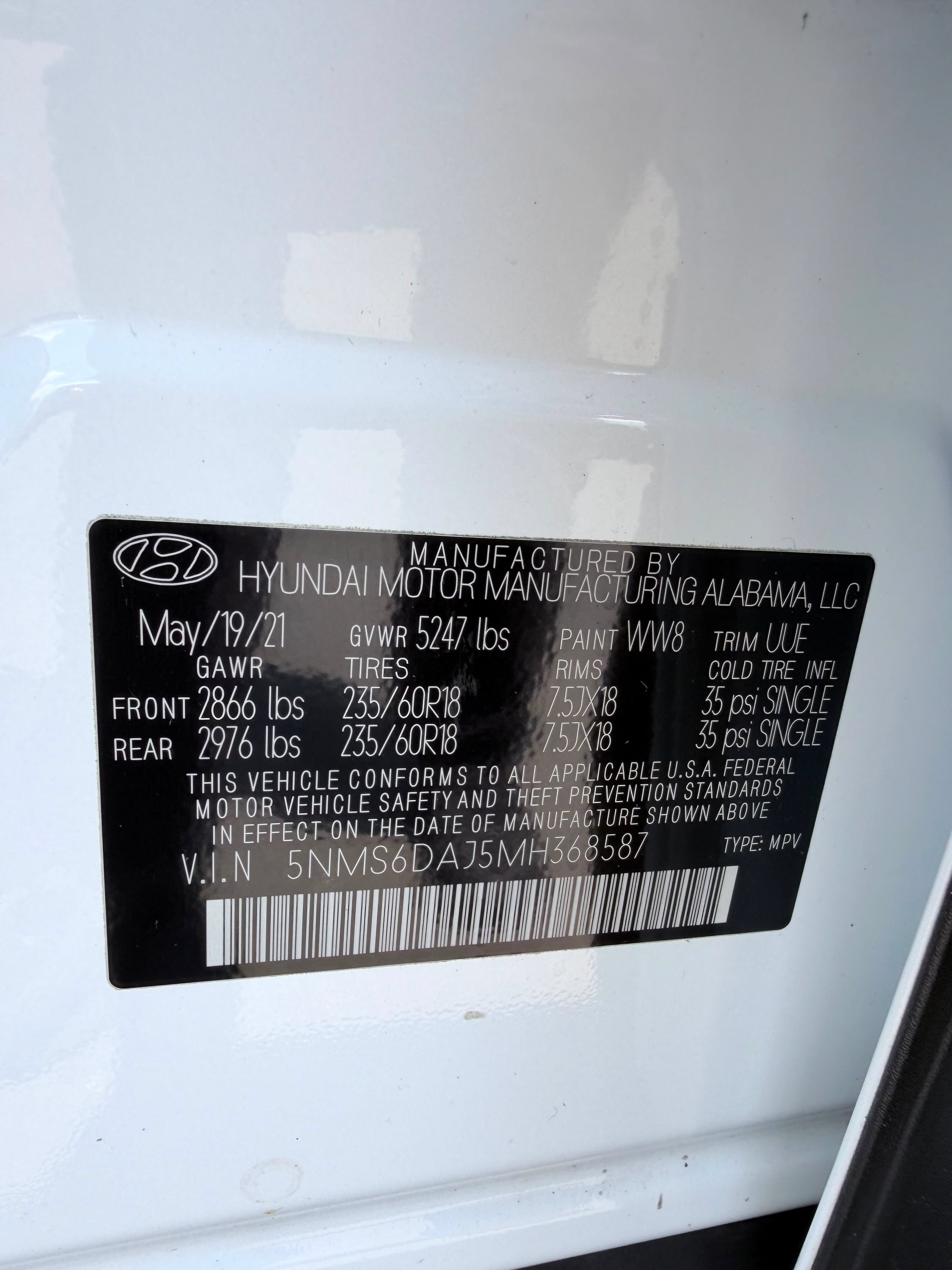 Used 2021 Hyundai Santa Fe SEL w/ Convenience Package AWD/4WD image 38