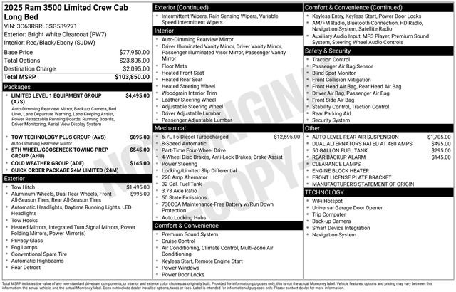 Used 2025 RAM 3500 Limited image 38