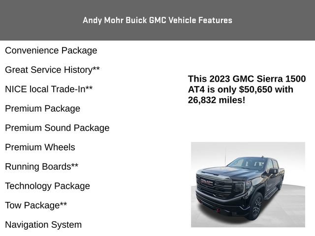 Used 2023 GMC Sierra 1500 AT4 w/ AT4 Premium Package image 8
