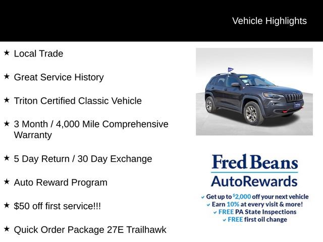 Used 2020 Jeep Cherokee Trailhawk w/ Cold Weather Group AWD/4WD image 5