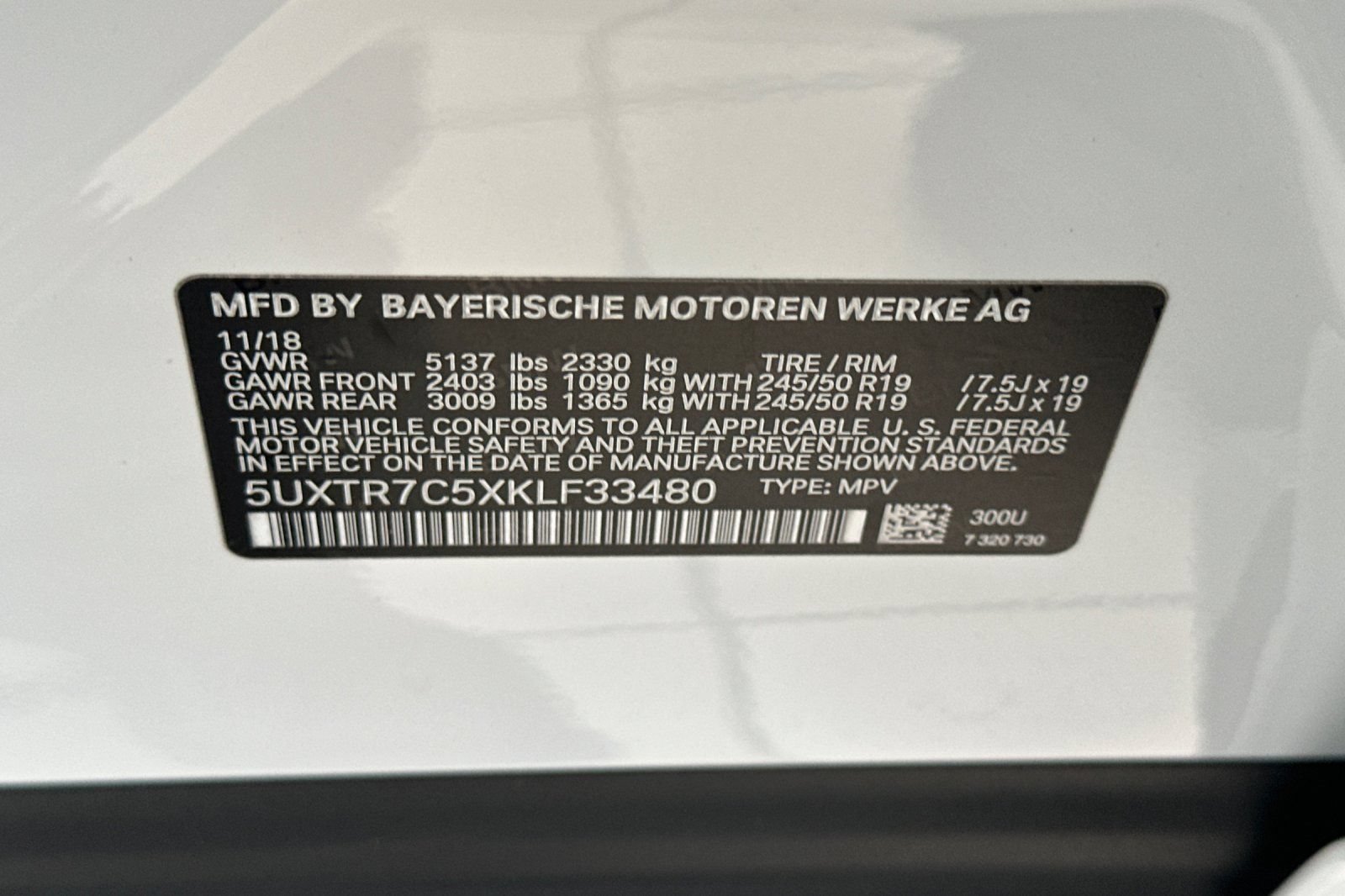 Used 2019 BMW X3 sDrive30i w/ Convenience Package RWD image 27